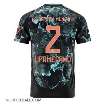 Billige Fotballdrakt Bayern Munich Dayot Upamecano #2 Replika Bortedrakt 2024-25 Kortermet